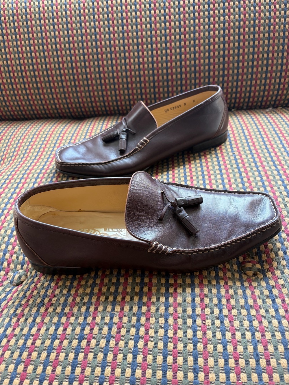 Salvatore Ferragamo Tassel Leather Loafer